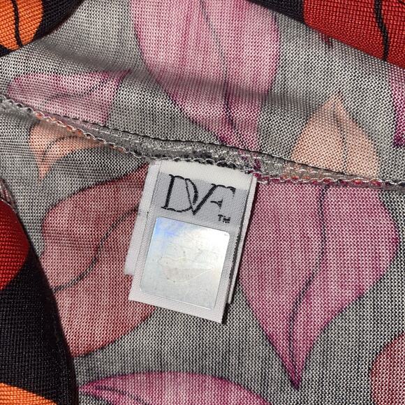 Diane Von Furstenberg Julian Two 100% Silk Wrap Dress Black W/lips Size 6 - Picture 7 of 11